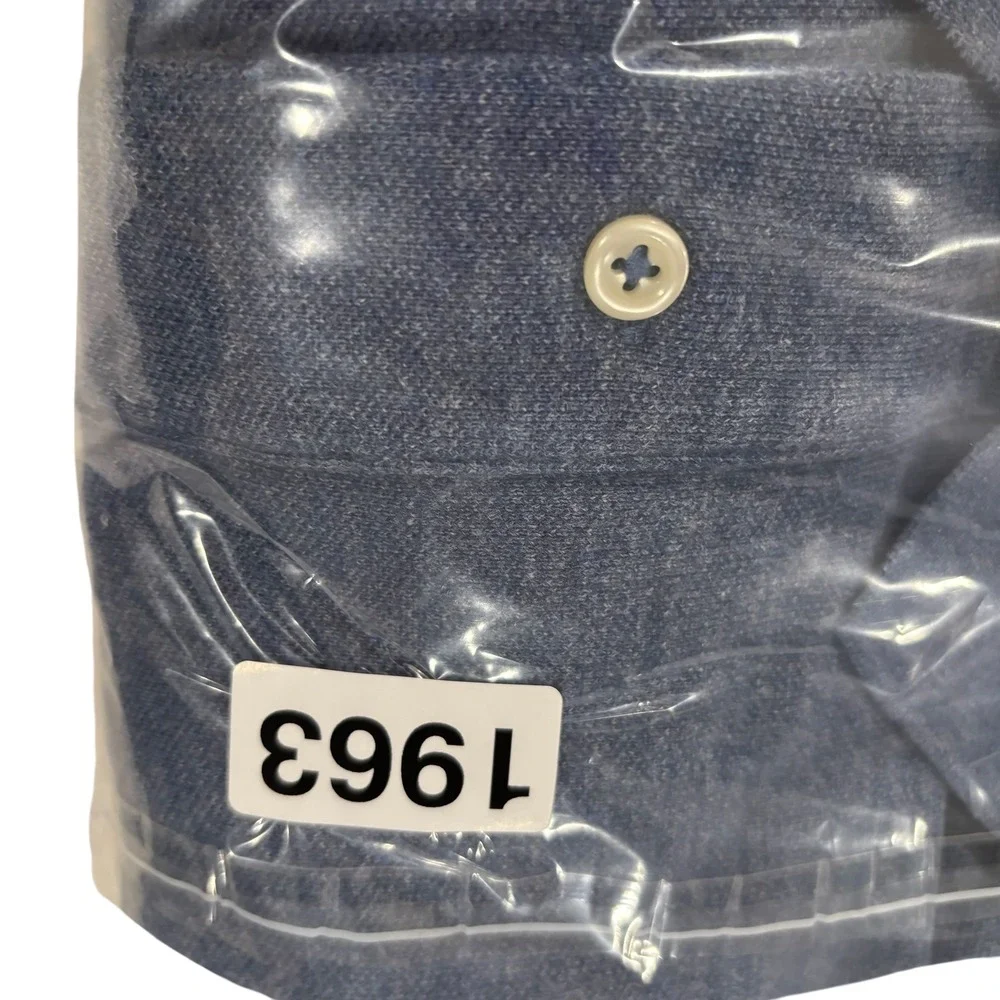 Polo Ralph Lauren XXL Polo Shirt preppy old money blue heather‎ classic fit